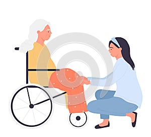 Eldercare for people with disability photo