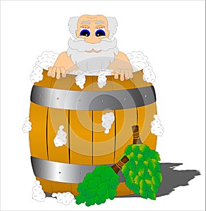 Elderling in the barrel