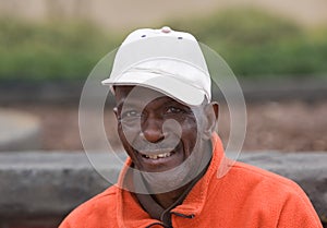 Elderly African American Man Smiling