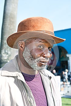 Elderly black man