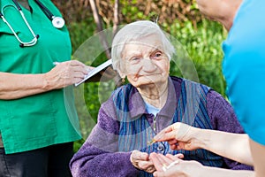 Elderly care outdoor