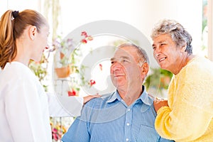 Elderly couple