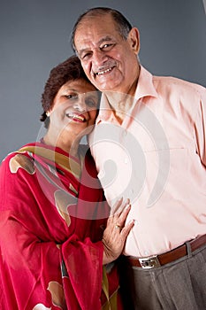 Elderly East Indian Couple