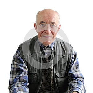 An elderly man