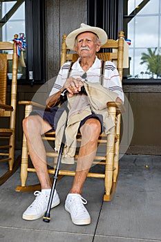 Elderly man photo
