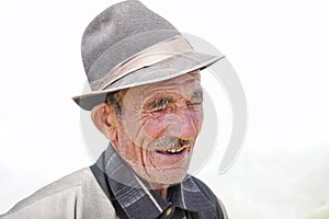 Elderly man in hat