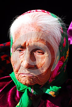 Elderly Navajo woman