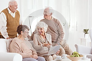 Elderly people and technology
