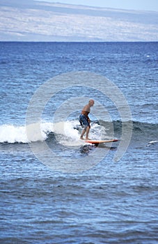 Elderly Surfer