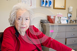 Elderly Woman with Alzheimer