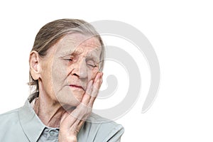Elderly woman pain