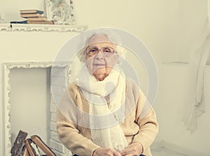 Elderly woman portrait