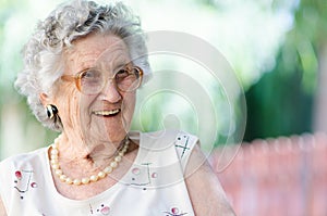 Elderly woman