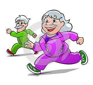 Eldery athletes