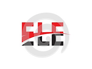ELE Letter Initial Logo Design Vector Illustration photo