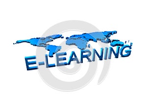Elearning logo for education