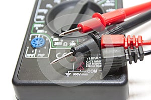 Elecrical multi-meter with plug
