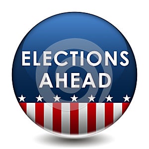 Election Ahead - vote badge
