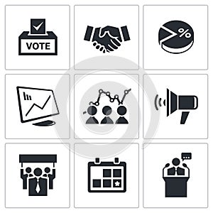 Election Icons set