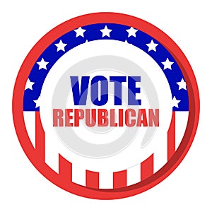 Election pin vote for republicans