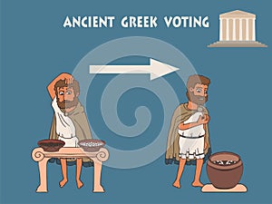 Election process in ancient greece cartoon