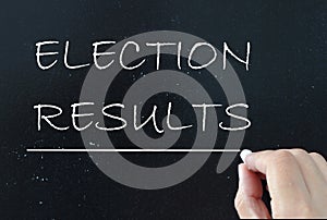 Election results photo