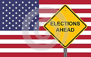 Elections Ahead Warning Sign