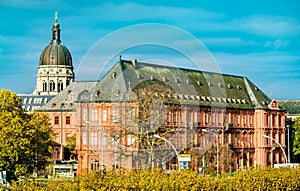 The Electoral Palace and the Christ Church in Mainz, Germany