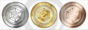 Electra ECA coin set. photo