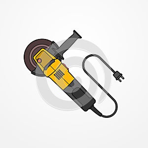 Electric angle grinder image