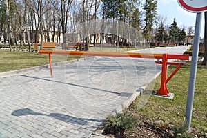 Electric barrier. Automatic security system.