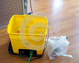 Electric Battery operated pail of Water Pressure Washer Pump Waterjet For Air Conditioner