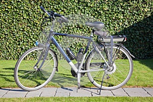 Electric bicycle in the sun
