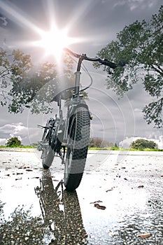 An electric bike ready for a full day of adventures