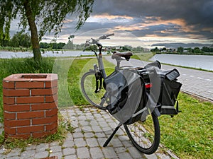 an electric bike trip to the water