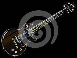 Electric blues guitar