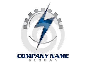 Electric business logo design