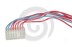 Electric cable with connector