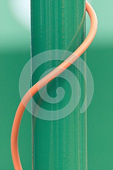 Electric cable for supply industrial or agricultural machinery, technology concept