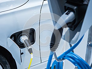 Electric car battery charging