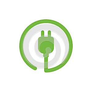 Electric car charge icon symbol. EV charge station.