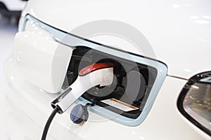 Electric car charger photo