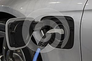 Electric car charger photo