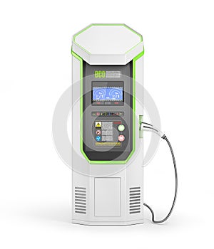 Electric car charging station for zero emissions