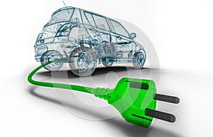 Electric Car development on computers softwares