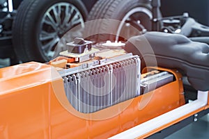 Electric car lithium battery pack and power