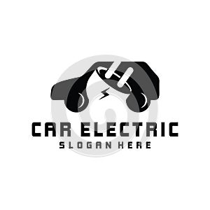 Electric Car logo symbol or icon template