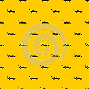Electric car pattern vector