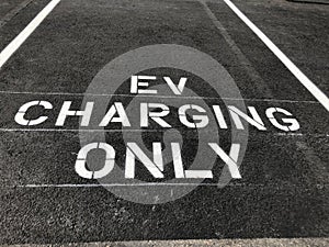 Electric Charging Station For EV Cars.