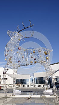 The electric Christmas reindeer